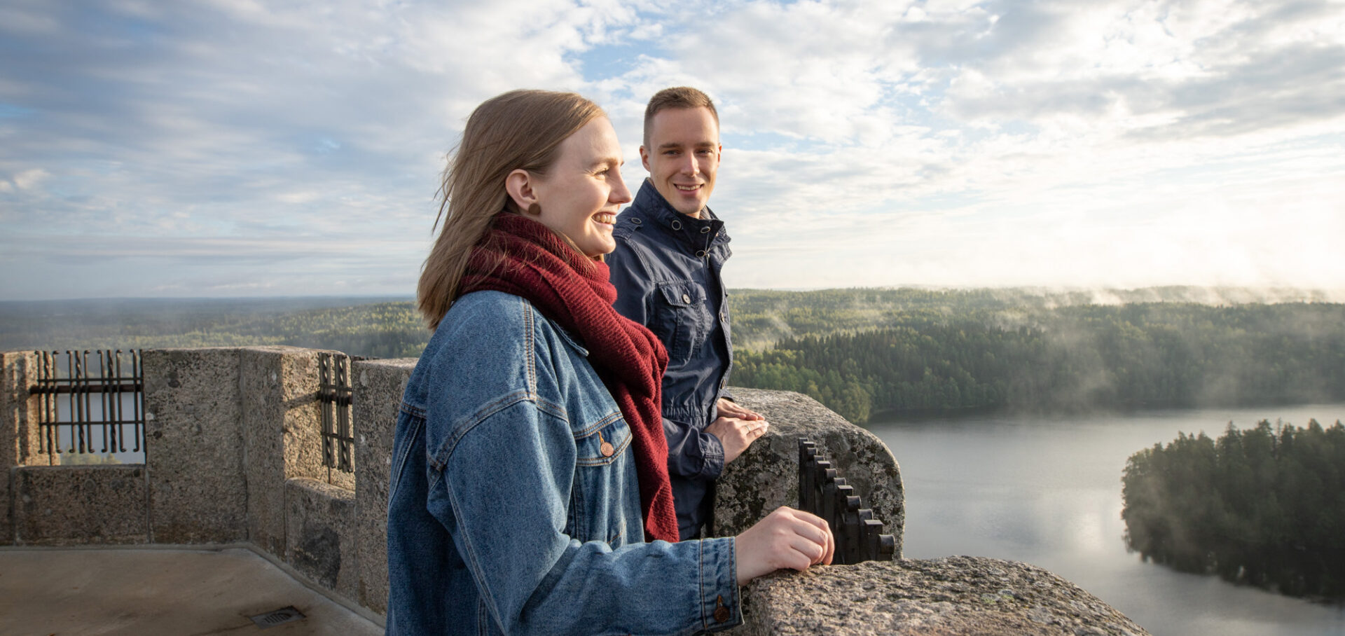 pariskunta hämeenlinnan aulangolla